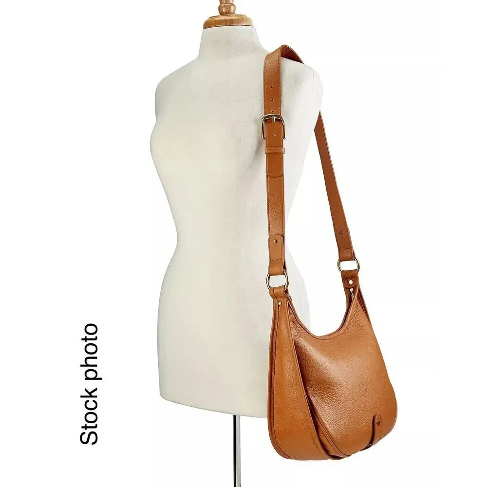 GiGi New York Jackson Leather Saddle Bag Boho Casual‎ Minimalist Cottagecore